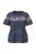 Ulla Popken 850403 Pyjama met bloemenprint Donkerblauw - Pyjama's en Loungewear - 