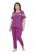 Ulla Popken 850403 Pyjama met bloemenprint Violet - Pyjama's en Loungewear - 