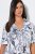 Ulla Popken 850441 Pyjama met print Gebroken wit - Pyjama's en Loungewear - 