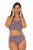 Ulla Popken 850538 Gebloemde slips van biologisch katoen 2-pack Bruin - Slips - 