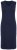 Ulla Popken 850725 Gebreide jurk met V-hals Donkerblauw - Gebreide jurken - 