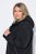 Ulla Popken 850774 Functionele jas Zwart - Jassen - Grote maten dames jassen