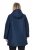 Ulla Popken 850794 Functionele jas Donkerblauw - Jassen - Grote maten dames jassen
