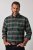 JP1880 850923 Geruit overhemd met lange mouwen Bosgroen TALL - TALL hemden - Hemden in TALL-lengte