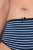 Ulla Popken 850966 Gestreepte slips 5-pack Donkerblauw - Slips - 
