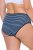 Ulla Popken 850966 Gestreepte slips 5-pack Donkerblauw - Slips - 