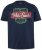 JP1880 850980 T-shirt met print in vintage look Donkerblauw TALL - TALL T-shirts - Extra lange T-shirts voor heren