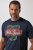 JP1880 850980 T-shirt met print in vintage look Donkerblauw TALL - TALL T-shirts - Extra lange T-shirts voor heren