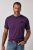 JP1880 850985 T-shirt met borstprint Donkerpaars TALL - TALL T-shirts - Extra lange T-shirts voor heren