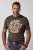 JP1880 851001 Rolling Stones Retro Logo T-shirt Hazelnoot - Band T-shirts - Band t-shirts vanaf 2XL