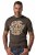 JP1880 851001 Rolling Stones Retro Logo T-shirt Hazelnoot - Band T-shirts - Band t-shirts vanaf 2XL