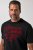 JP1880 851002 T-shirt met borstprint Zwart TALL - TALL T-shirts - Extra lange T-shirts voor heren