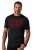 JP1880 851002 T-shirt met borstprint Zwart TALL - TALL T-shirts - Extra lange T-shirts voor heren