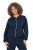 Ulla Popken 851040 Sweatvest met rits Donkerblauw - Sweatshirts - Dames sweatshirts in grote maten