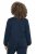 Ulla Popken 851040 Sweatvest met rits Donkerblauw - Sweatshirts - Dames sweatshirts in grote maten