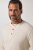 JP1880 851075 Henley-shirt met lange mouwen Zandgrijs TALL - TALL T-shirts - Extra lange T-shirts voor heren
