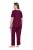 Ulla Popken 851245 Pyjama Bessenrood - Pyjama's en Loungewear - 