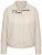 Ulla Popken 851329 Bikerjack met leerlook en rits Taupe - Jassen - Grote maten jassen voor dames