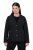 Ulla Popken 851341 Krijtstreep stretch blazer Zwart - Blazers - Damesblazers in grote maten