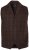 JP1880 851395 Geruit tweed gilet met stretch Donkerbruin - Pakken - Grote Maten Kostuum Heren