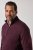 JP1880 851428 Gebreide trui met halve rits Pruim TALL - TALL sweatshirts - TALL sweatshirts voor lange mannen