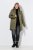 Ulla Popken 851560 Functioneel jack Olijfgroen - Jassen - Grote maten jassen voor dames
