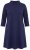 Ulla Popken 851664 A-lijn jersey jurk met zakken Donkerblauw - Kleedjes - Jurken in elke maat