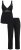 Ulla Popken 851693 Pyjama Zwart - Pyjama's en Loungewear - 