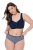 Ulla Popken 851730 Bedrukte slips 5-pack Lichtblauw - Slips - 
