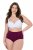 Ulla Popken 851736 Slips met hoge taille 3-pack Zwart - Slips - 
