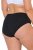 Ulla Popken 851752 Gestreepte slips 5-pack Zwart - Slips - 