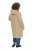 Ulla Popken 851764 Oversized jas met afneembare capuchon Zand - Jassen - Grote maten dames jassen