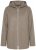 Ulla Popken 851788 Wollen jas Lichtbruin - Jassen - Grote maten dames jassen