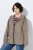 Ulla Popken 851788 Wollen jas Lichtbruin - Jassen - Grote maten dames jassen