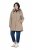 Ulla Popken 851789 Functionele jas Bruin - Jassen - Grote maten dames jassen