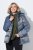 Ulla Popken 851790 Gewatteerd jack Denimblauw - Jassen - Grote maten jassen voor dames