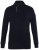 JP1880 851795 Gebreide trui met sjaalkraag Donkerblauw TALL - TALL sweatshirts - TALL sweatshirts voor lange mannen