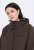 Ulla Popken 851803 Duffelcoat Donkerbruin - Jassen - Grote maten dames jassen