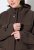 Ulla Popken 851803 Duffelcoat Donkerbruin - Jassen - Grote maten dames jassen