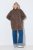 Ulla Popken 851809 Teddy jack Lichtbruin - Jassen - Grote maten jassen voor dames