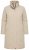 Ulla Popken 851811 Gewatteerde jas Beige - Jassen - Grote maten dames jassen