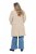 Ulla Popken 851811 Gewatteerde jas Beige - Jassen - Grote maten dames jassen