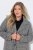Ulla Popken 851826 Wollen jas Gebroken wit - Jassen - Grote maten dames jassen