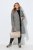 Ulla Popken 851826 Wollen jas Gebroken wit - Jassen - Grote maten dames jassen