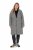 Ulla Popken 851826 Wollen jas Gebroken wit - Jassen - Grote maten dames jassen