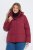 Ulla Popken 851832 Gewatteerd jack Rood - Jassen - Grote maten jassen voor dames