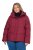Ulla Popken 851832 Gewatteerd jack Rood - Jassen - Grote maten jassen voor dames