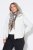 Ulla Popken 851833 Gewatteerd vest met opstaande kraag Gebroken wit - Bodywarmers - 