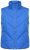 Ulla Popken 851833 Gewatteerd vest met opstaande kraag Blauw - Bodywarmers - 