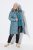 Ulla Popken 851842 Gewatteerde jas Kaki - Jassen - Grote maten dames jassen